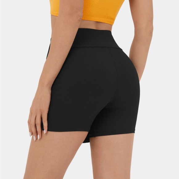 HALARA Black High Waist Women's Shorts - Picture 5 of 10